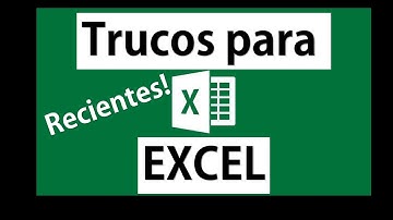 Consejos y trucos para Excel RECIENTES!!! 2019 2020