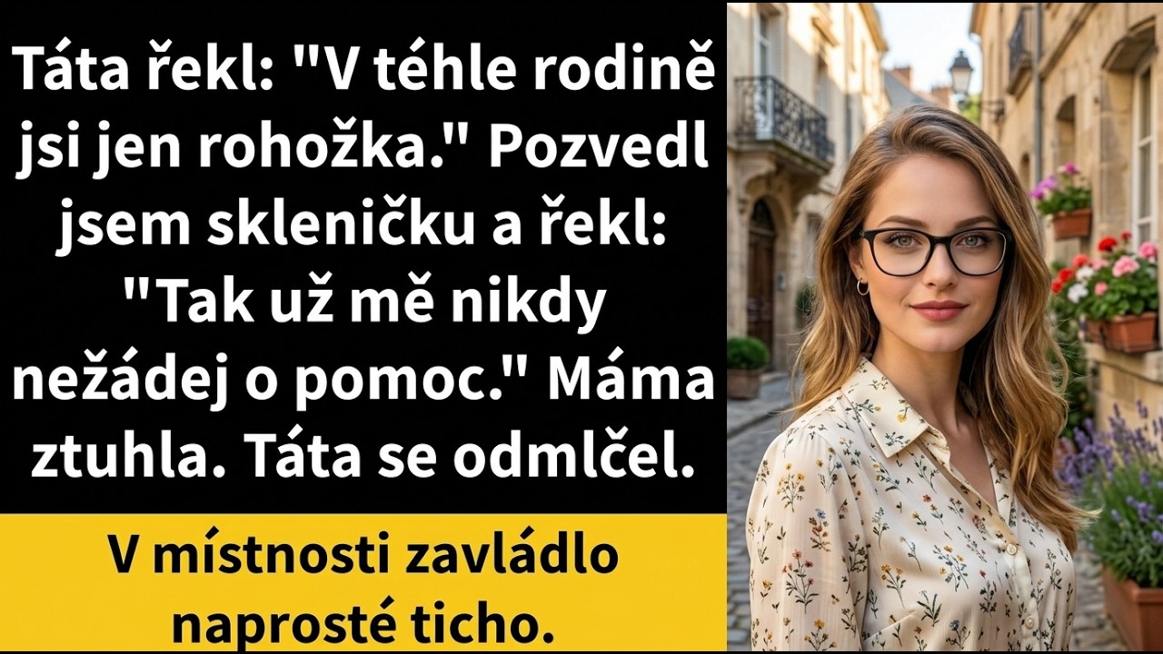 Na oslavě otcových šedesátin, kterou jsem celé týdny plánovala, mě přede všemi hosty nazval „rodinnou rohožkou". Smál se tomu, pil z koktejlu, který jsem připravila podle jeho receptu, a celý stůl...