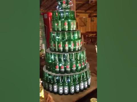 Árvore de Natal feita de Heineken. - YouTube