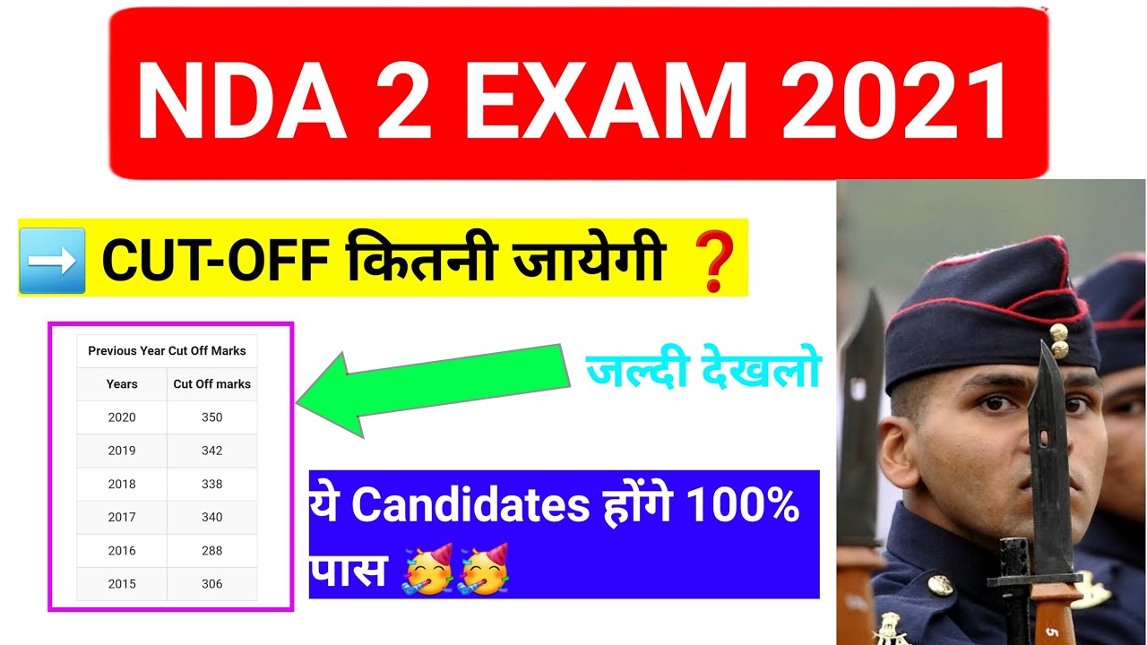 NDA 2021 Expected Cutoff || NDA 02/2021 Cut Off Marks || NDA Cut Off ...