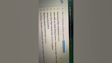 Flip or compress solution codechef