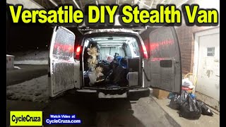 Ultimate DIY Budget Stealth Camper Van - Super Versatile 🚐