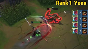 Rank 1 Yone: When Challenger Yone Visits Master Elo...