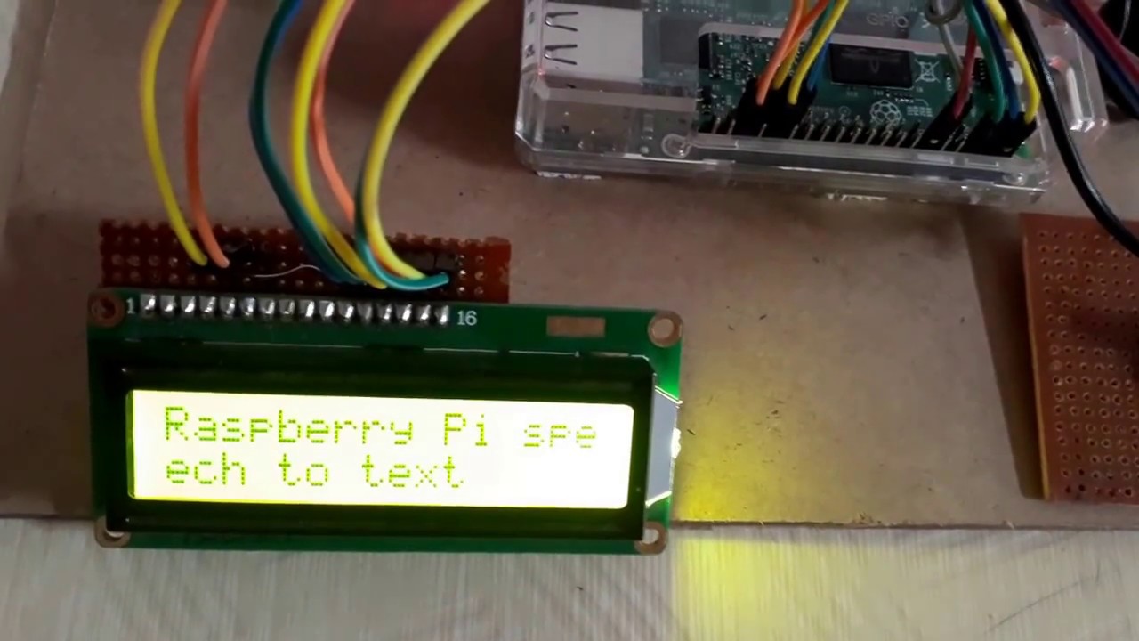 speech to text using raspberry pi
