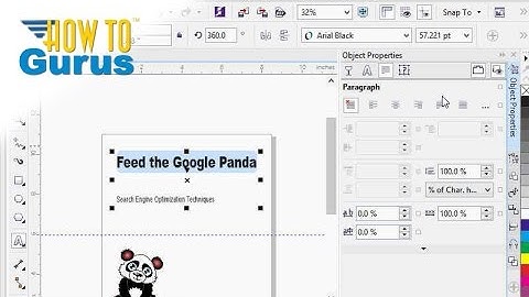 How to use Text Character Properties in CorelDRAW - Text Effects Tutorial