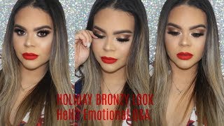 Holiday Bronze Look | Emotional AF Q&A | Sharmkup