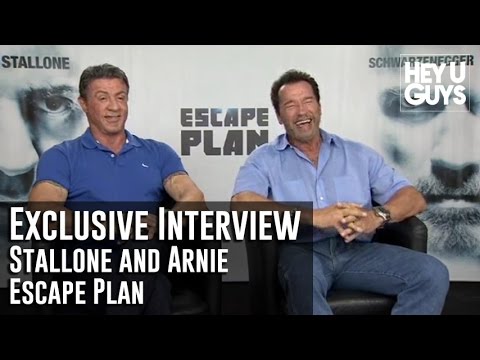 Sylvester Stallone and Arnold Schwarzenegger Interview - Escape Plan