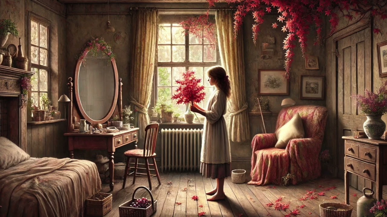 AN IVY SPRAY AND LADIES' SLIPPERS, A Short Story by Louisa May Alcott, corrected with the ending