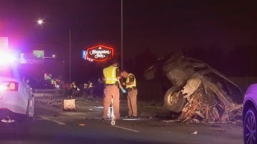 Fiery crash kills 3 in Davis County