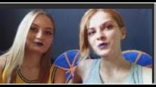 Sweet girl is Teaching Her Sister to Be a Good Smoker