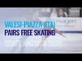 VALESI/PIAZZA (ITA) | Pairs Free Skating | Norwood 2022 | #GPFigure