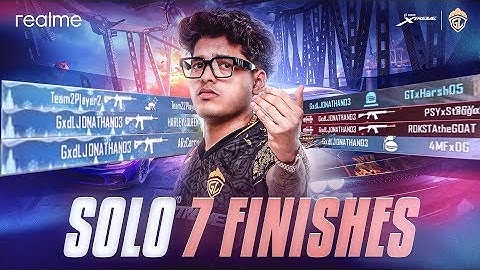 SOLO 7 FINISHES DOMINATION ｜ JONATHAN IS BACK ｜ BGMI
