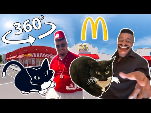 Maxwell Cat|Skibidi Bop 360 Vr In Mcdonalds|360 Video