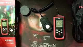 🛒 TASI TA8130 Luxmeter Handheld Digital Light Meter Photometer 0~100000Lux
