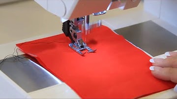 Watch the Pfaff Sewing Star Foot with IDT in action