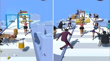 Waitress Run 3D -  All Levels Gameplay Android ios