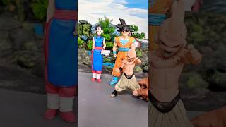 Kid Buu’s Epic Prank! 😂 #actionfigures #goku #dragonball #shorts