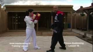 Kickboxing Basics - Lesson 16 Jab, Cross, Block, Block, Front Kick