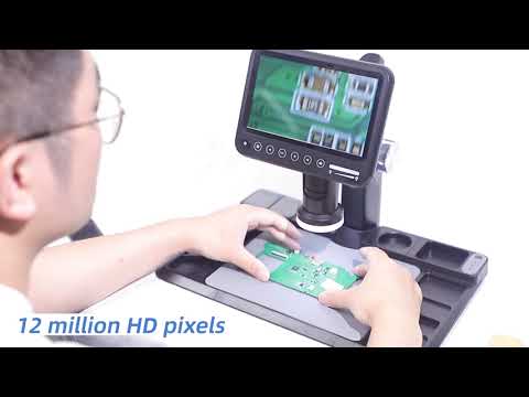 Inskam318 1600X Electron Microscope 12MP 7-inch IPS Touch LCD Camera Microscope