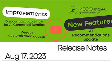MBC Bundles - Release Notes: Aug 17, 2023