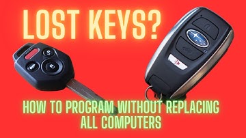 Lost All Subaru Keys Solution | BIU Programming | ALL KEYS LOST