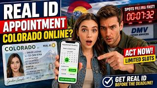 How to schedule a REAL ID appointment online in Colorado