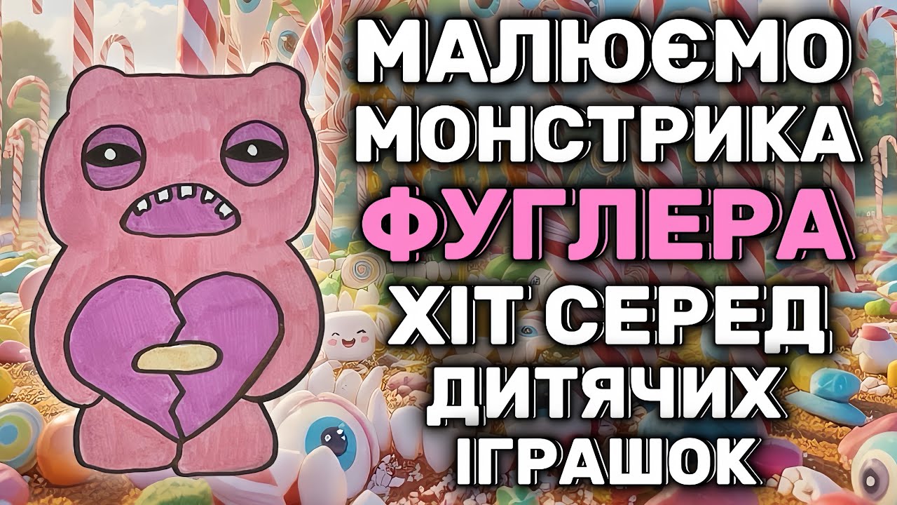 Малюємо монстрика Фуглера – хіт серед дитячих іграшок