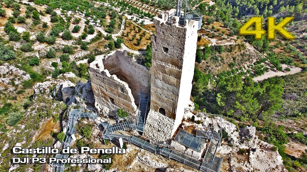 DJI Phantom 3 Pro Castillo de Penella [4K] - YouTube