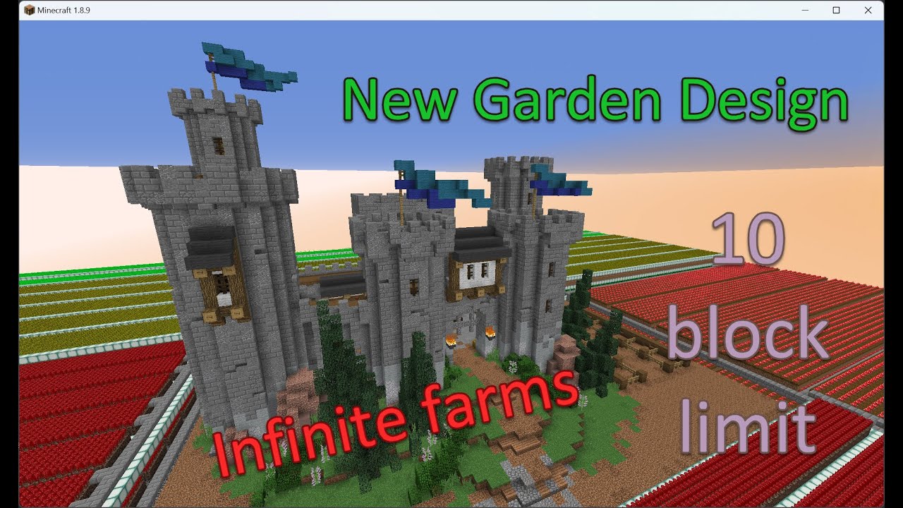 New Garden Farm Design For 10 Block Height Limit Hypixel Skyblock new-garden-farm-design-for-10-block-height-limit-hypixel-skyblock