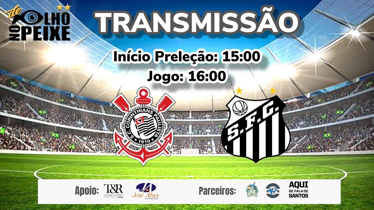 Topo 76+ imagem corinthians x santos online br.thptnganamst.edu.vn