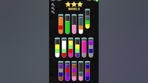 color water sort 3D level 421