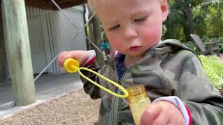 How to Teach a Toddler to Play with Bubbles