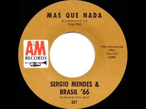 1966 HITS ARCHIVE: Mas Que Nada - Sergio Mendes & Brasil ’66 (mono 45)