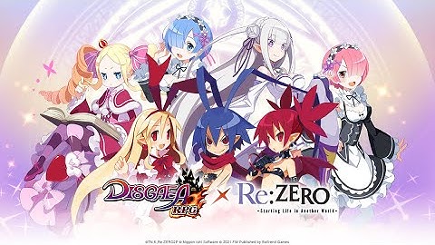 [DRPG] DISGAEA RPG X Re: ZERO Collab
