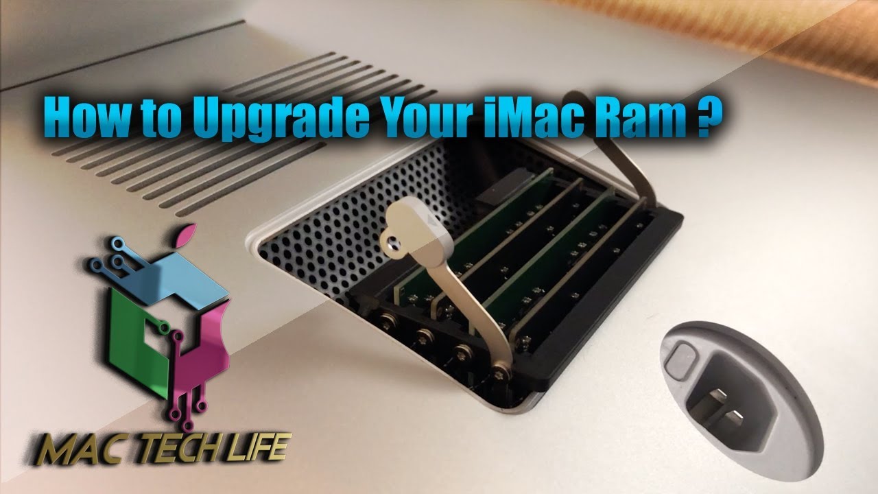 How To Upgrade Ram on 27inch iMac 5k Retina Display in ...