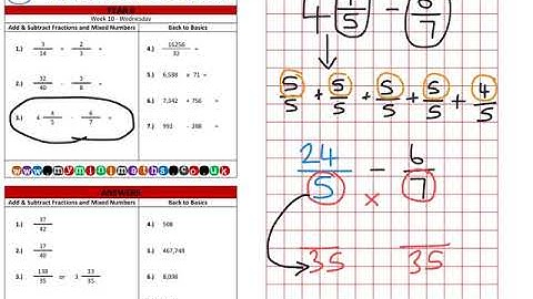 YEAR 6 Mini-maths Video Tutorial - Week 10 - Wednesday