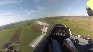 ASK23 Platzrunde / Circuit in Poltringen EDSP [Full-HD]