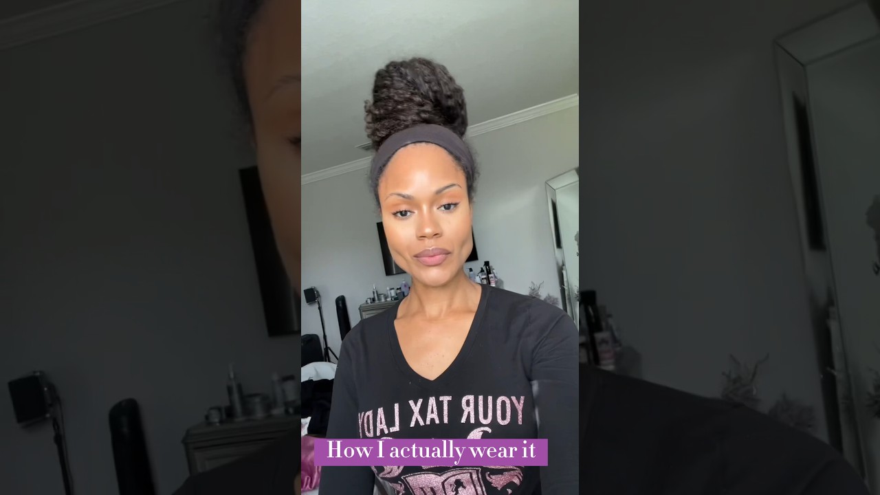 Low manipulation is how I retain length. So this bun is how you’ll see me 😌 