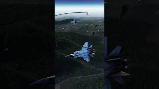 MiG-31 Foxhound jets shoots down bomber in a hot 10v10 WARNO game #warno #mig31 #rts