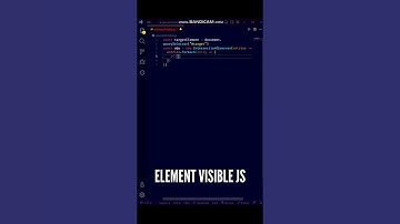 😋😋 Check using JavaScript if an Element is Visible in the Viewport #shorts #javascript #programming