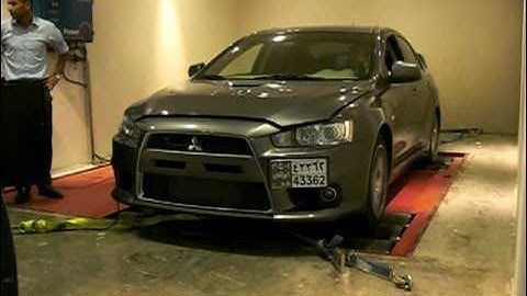 EVO X custom tuned at TENSAI