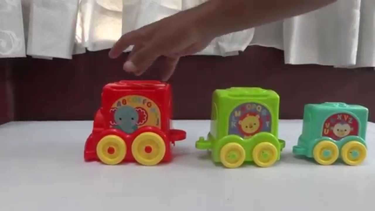 fisher price stacking train