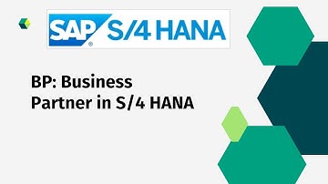 Business Partner in S/4 HANA - Transaction: BP - Business Partner