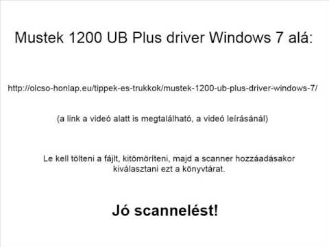 windows 10 driver for mustek 1200 ub plus scanner