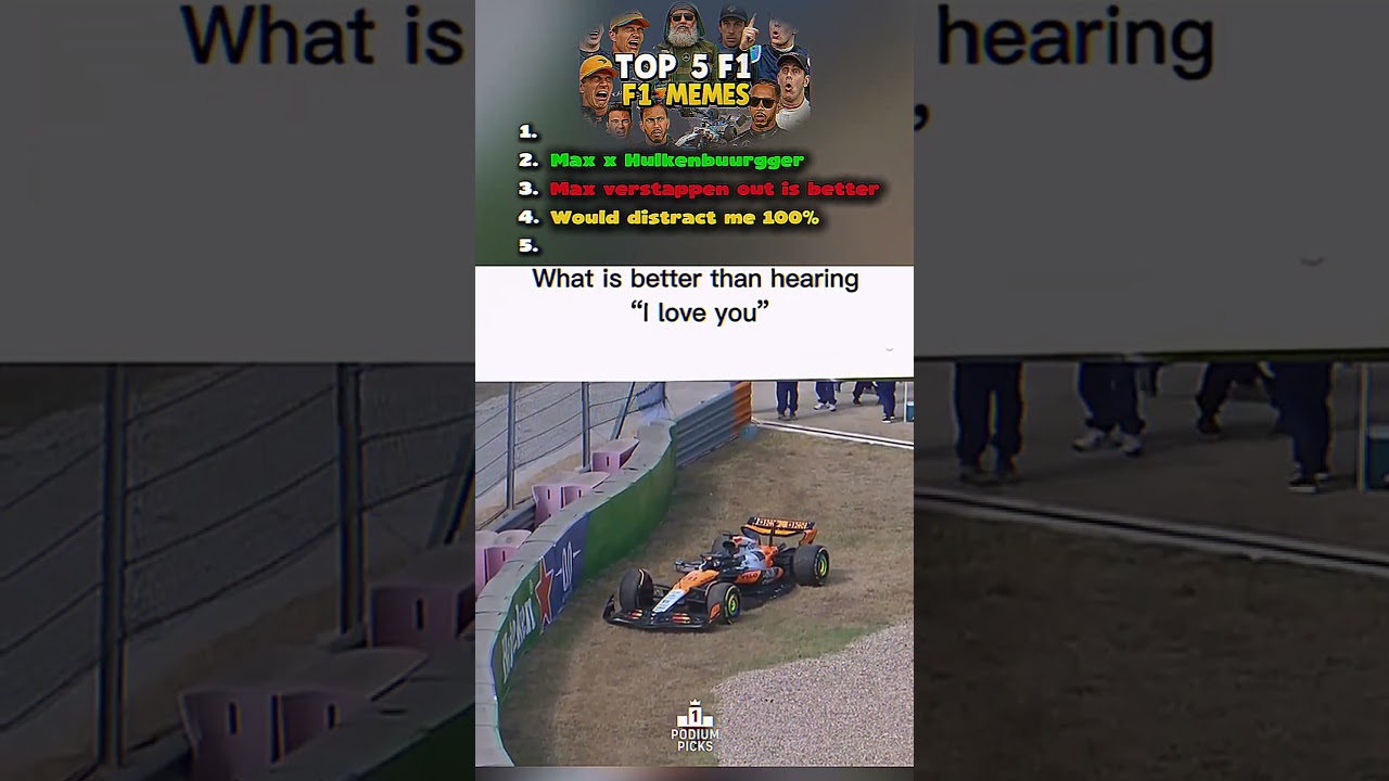 Top 5 F1 memes 