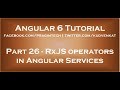 RxJS operators in angular services