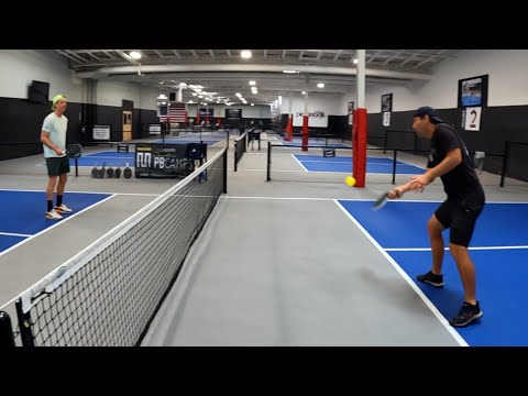 Aggressive dinking game