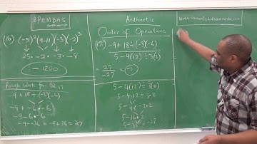 Order of Operations -  Part 1