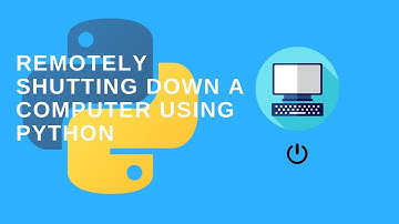 How to remotely shutdown a computer using python