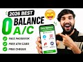 Best Zero Balance Bank Account | Zero Balance Bank Account Opening Online -0 Balance Account Opening